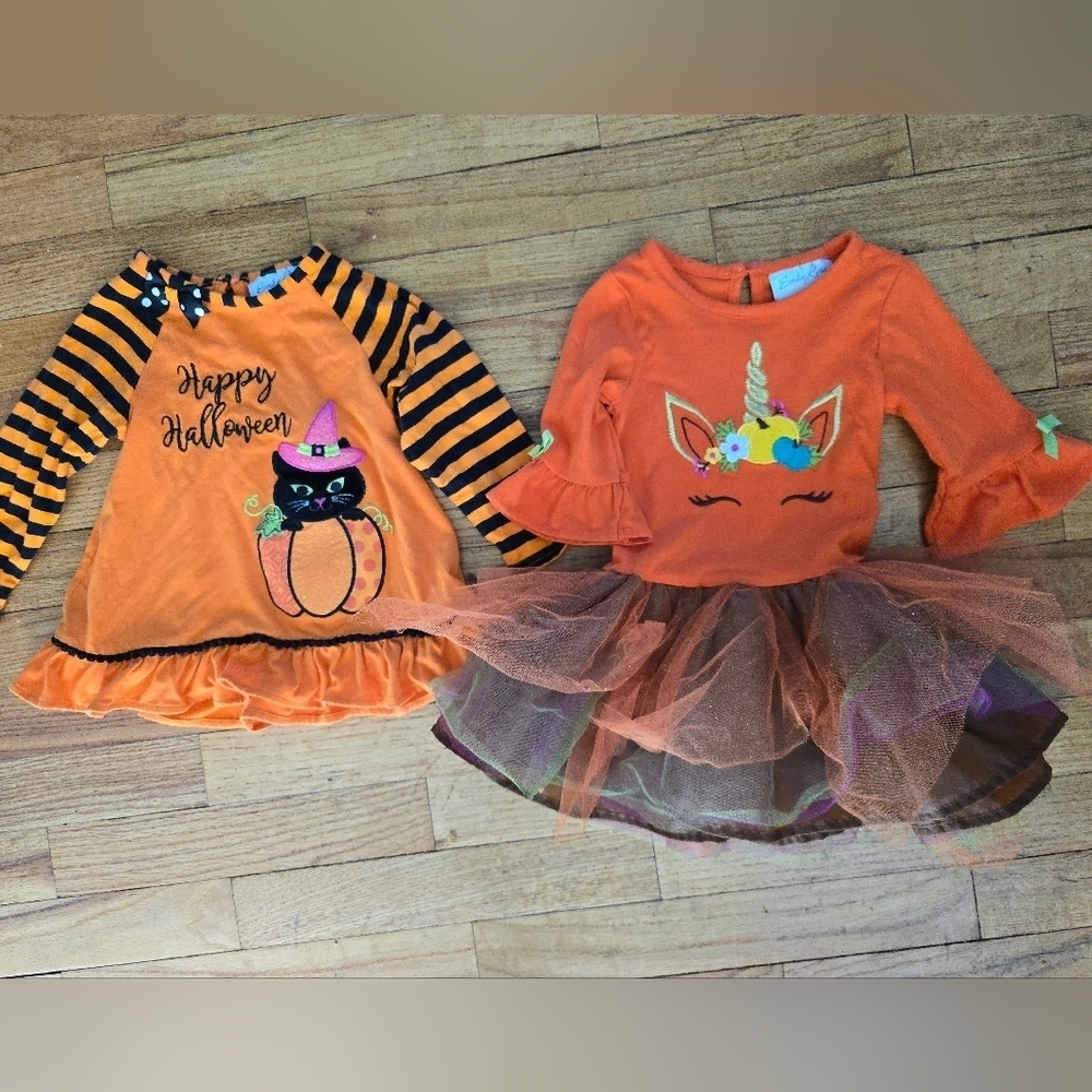 Emily rose halloween fall tutu shirts 2T